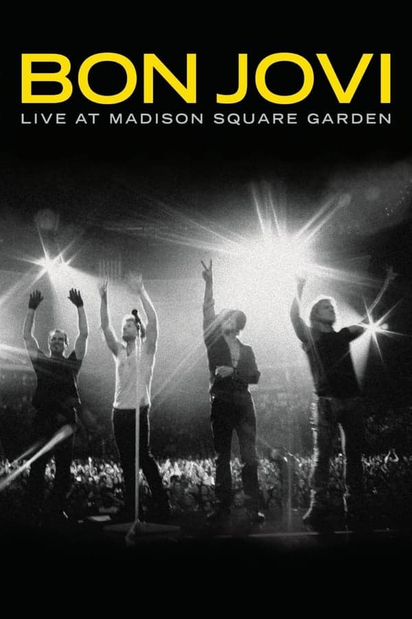 Bon Jovi | Live at Madison Square Garden poster