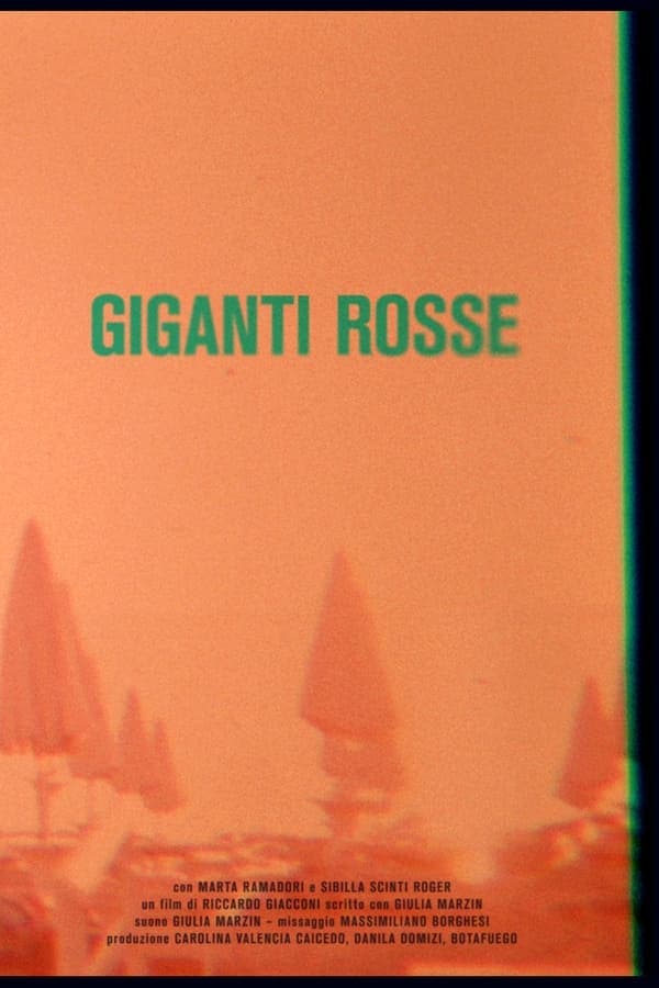 Giganti rosse poster