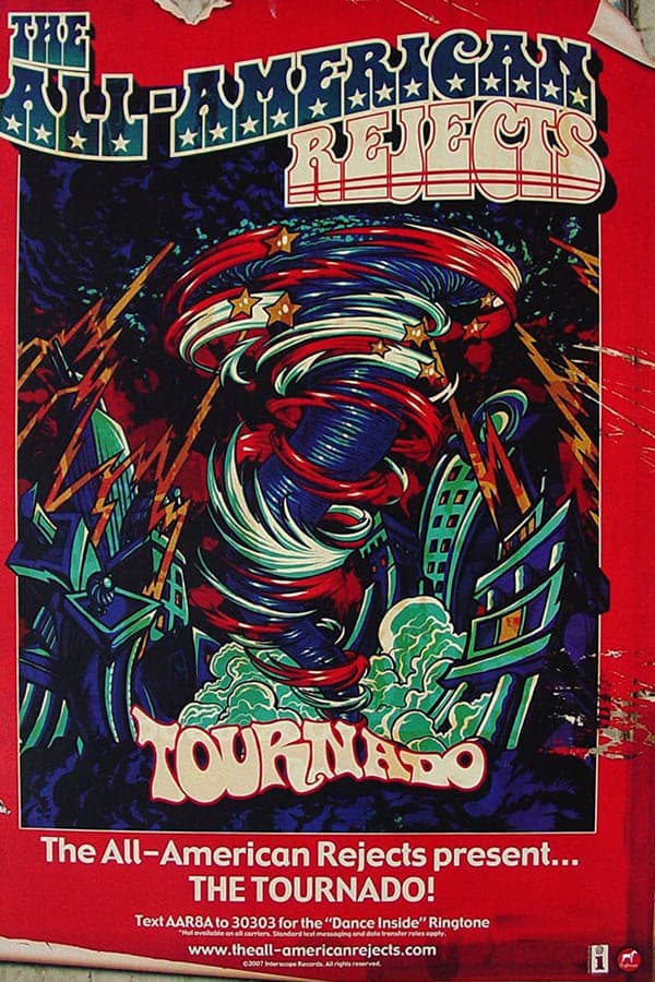 The All American Rejects: Tournado poster