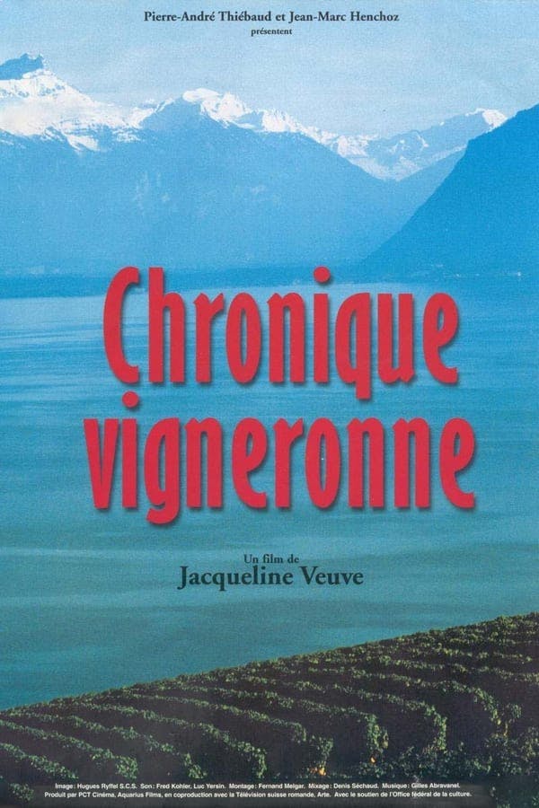 Chronique vigneronne poster