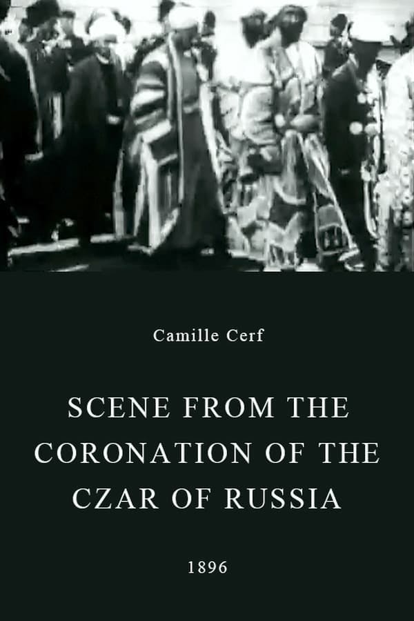 Scene from the Coronation of the Czar of Russia poster