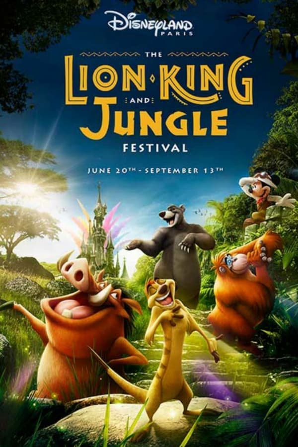 Explore the Lion King and Jungle Festival poster