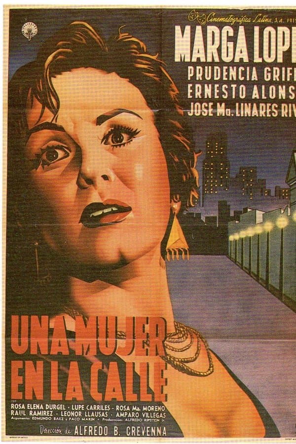 Una mujer en la calle poster