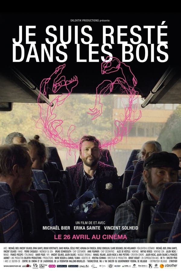 Je suis resté dans les bois poster