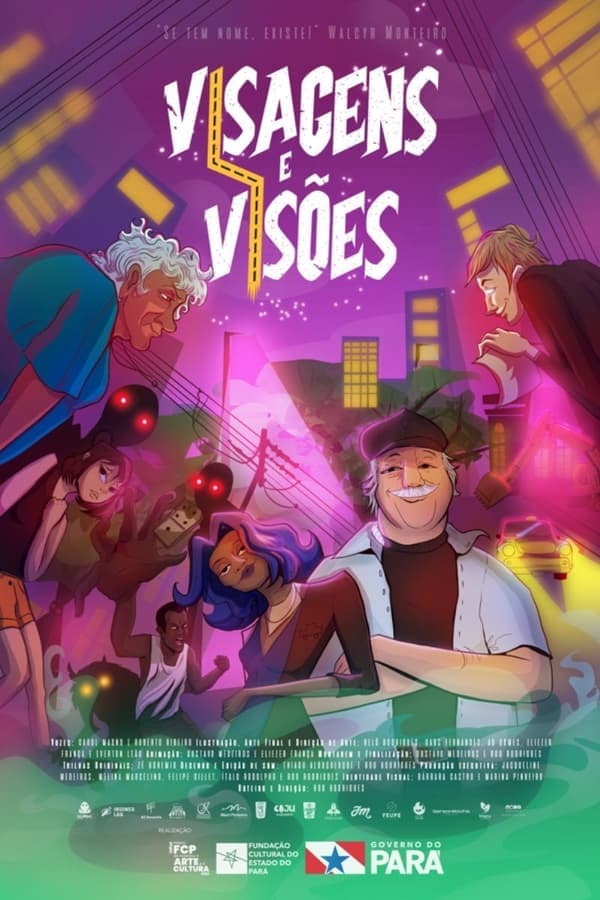 Visagens e visões poster