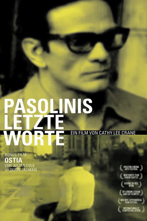 Pasolini's Last Words poster