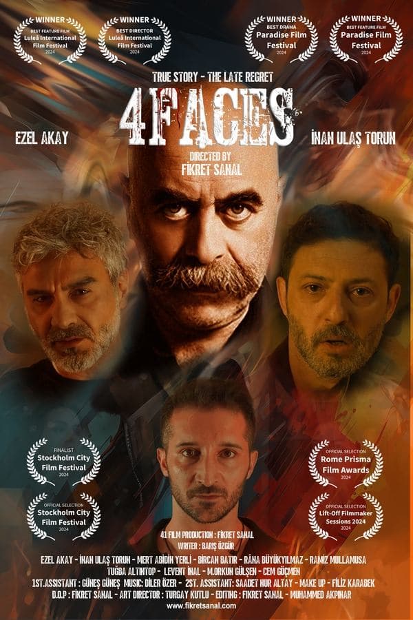 4 FACES poster