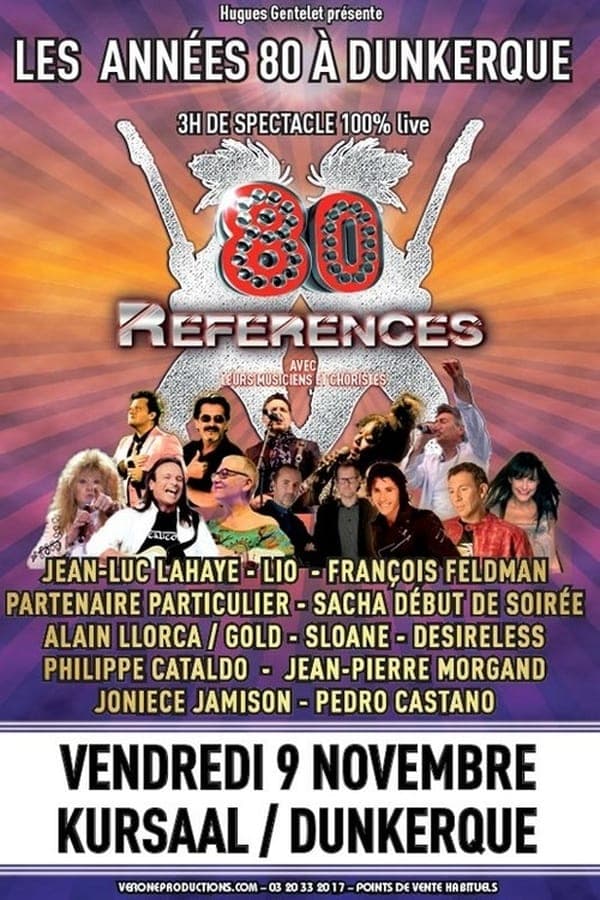 Les années 80, le grand concert poster