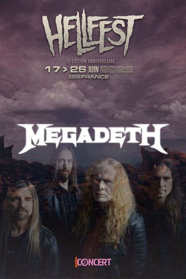 Megadeth - Hellfest 2022 poster