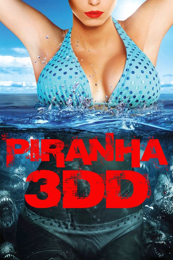 Piranha 3DD poster