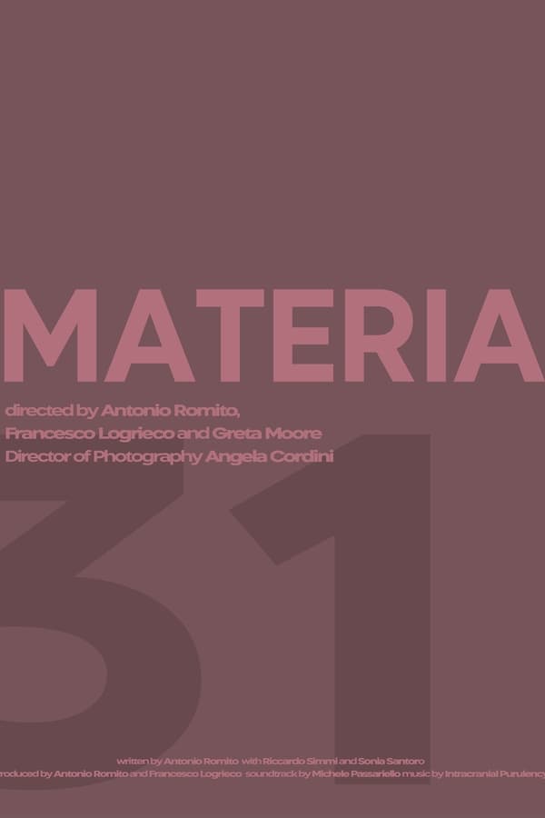 Materia poster