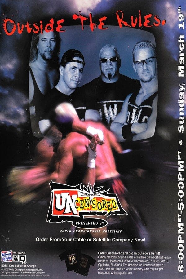 WCW Uncensored 2000 poster