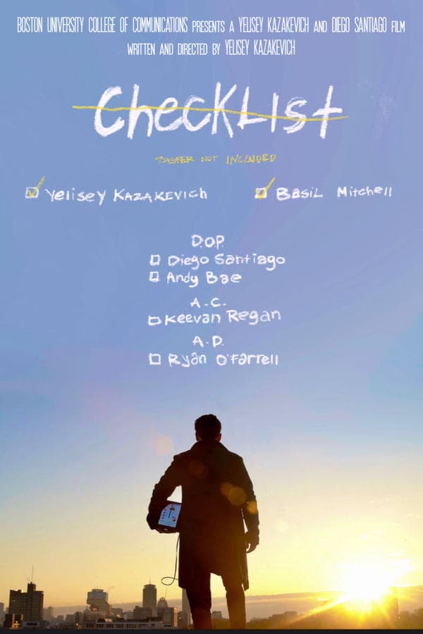 Checklist poster