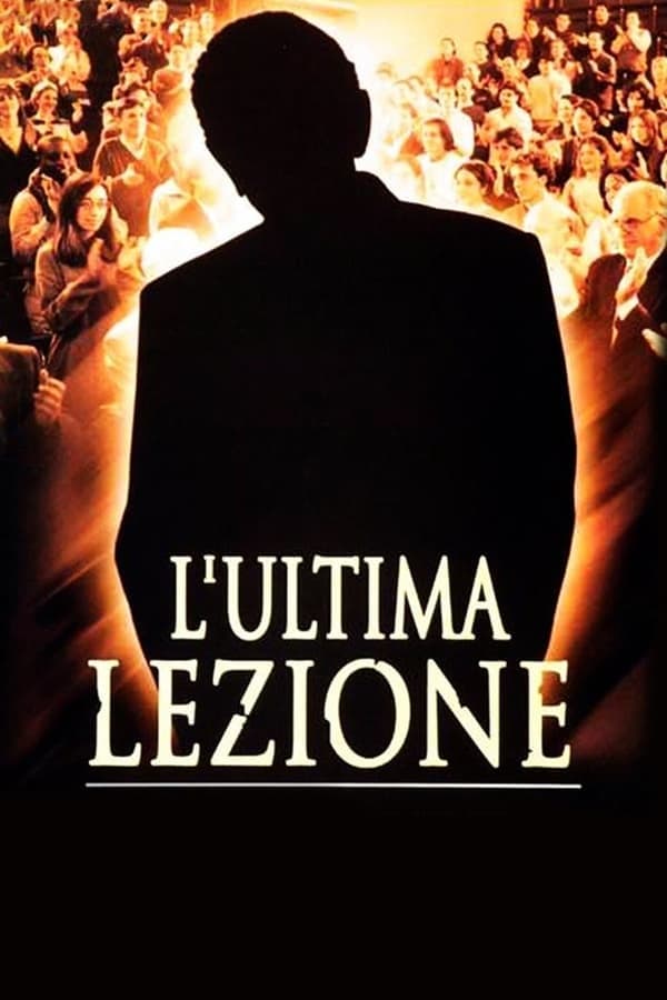 L'ultima lezione poster