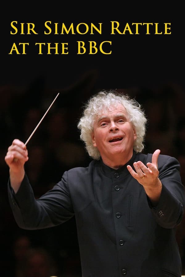 Sir Simon Rattle at the BBC poster