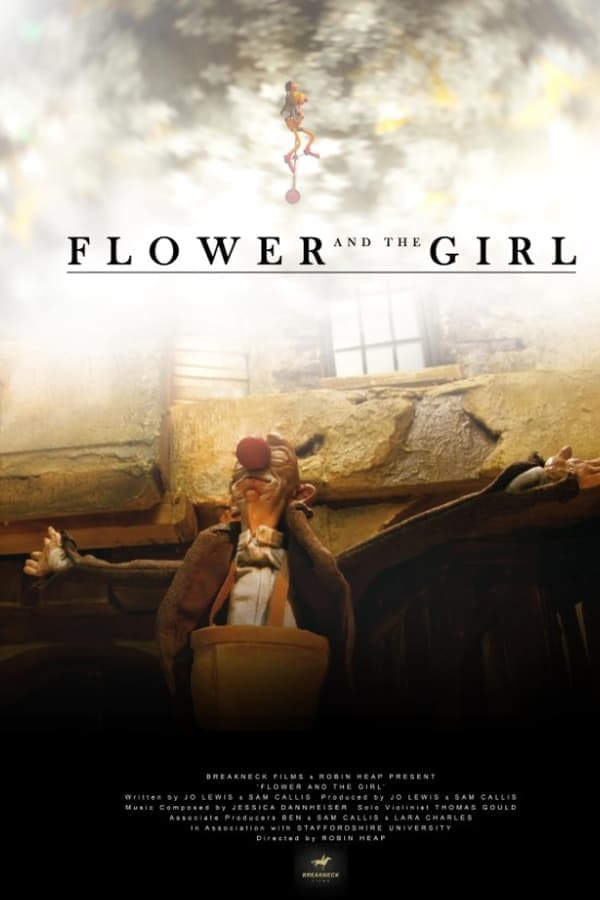 Flower and the girl poster