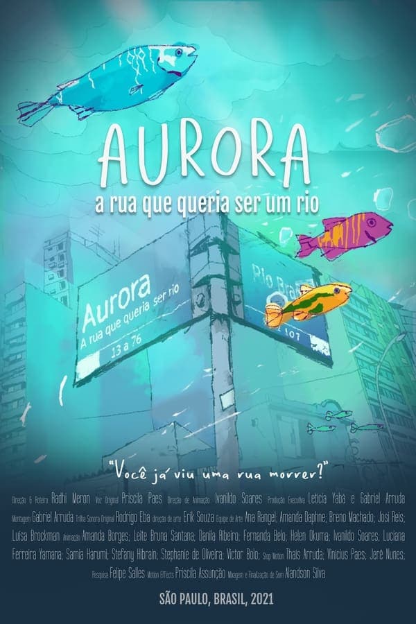 Aurora, the street that wanted to be a river poster