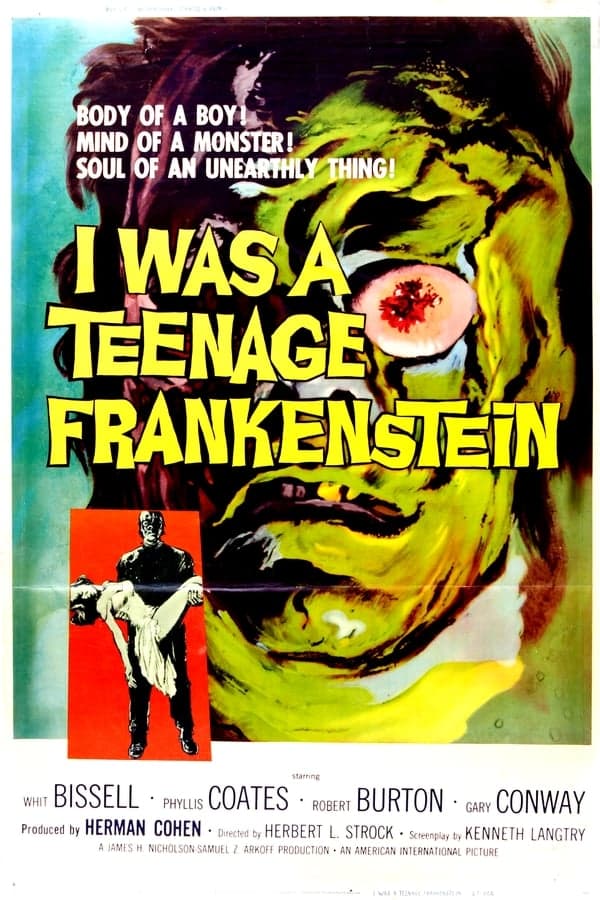 I Was a Teenage Frankenstein poster