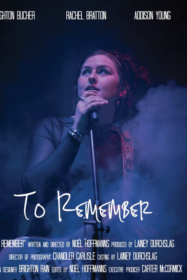 To Remember poster