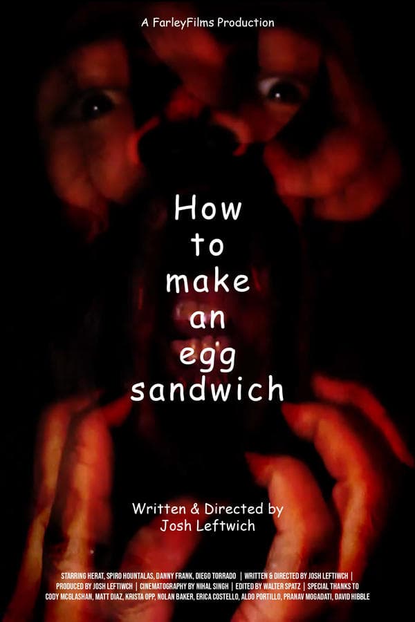 How To Make An Egg Sandwich poster