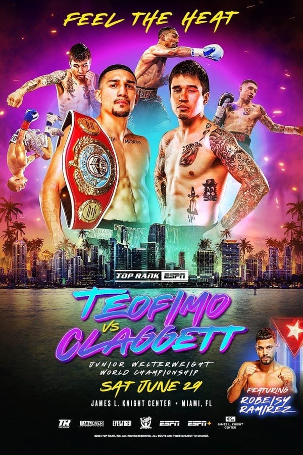 Teofimo Lopez vs. Steve Claggett poster