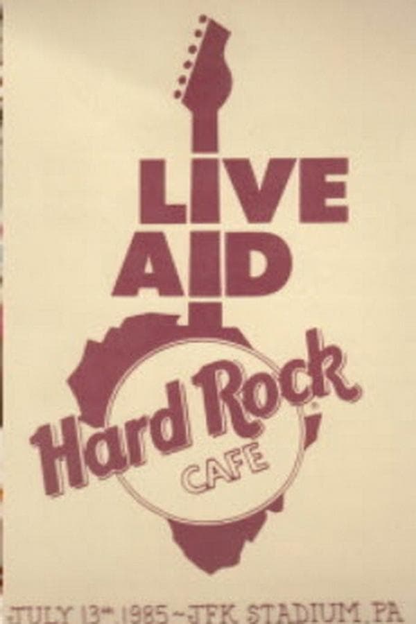 Live Aid - Concert for Africa poster