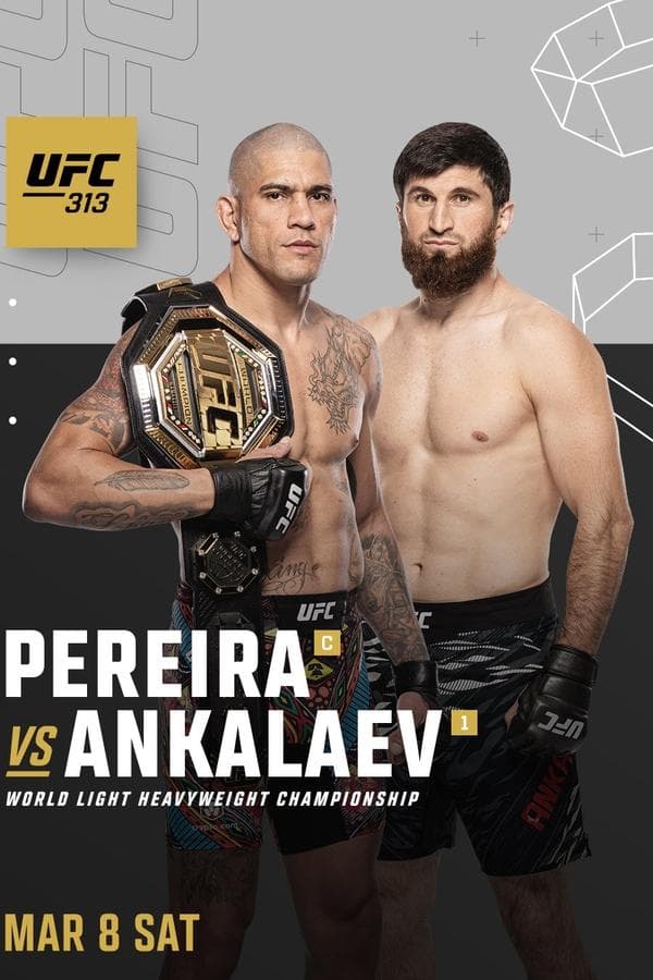 UFC 313: Pereira vs. Ankalaev poster