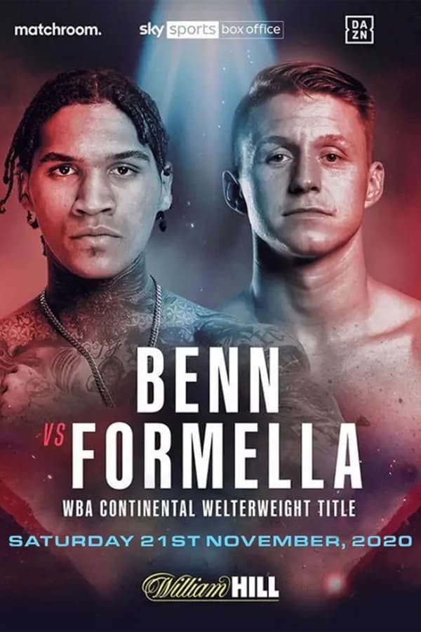 Conor Benn vs. Sebastian Formella poster