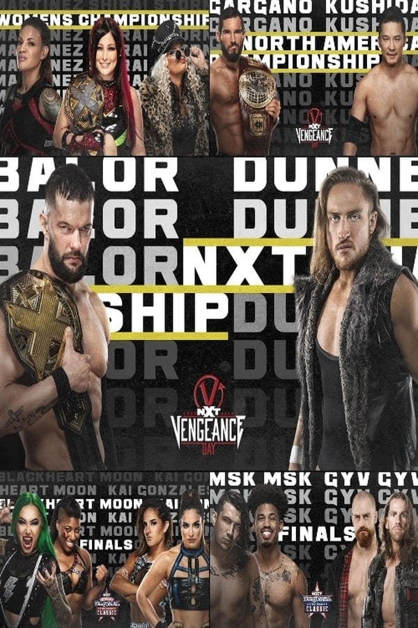 NXT TakeOver: Vengeance Day poster