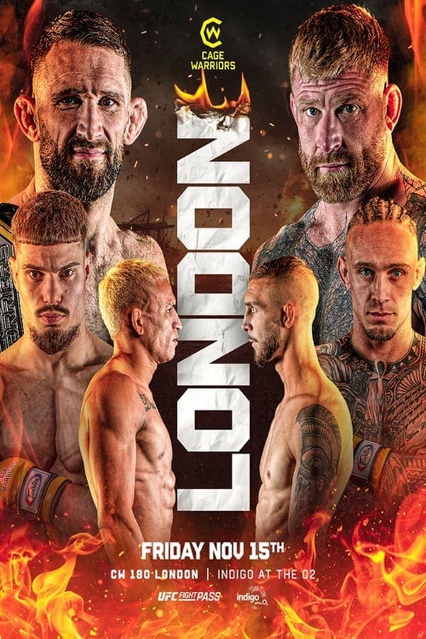 Cage Warriors 180: London poster