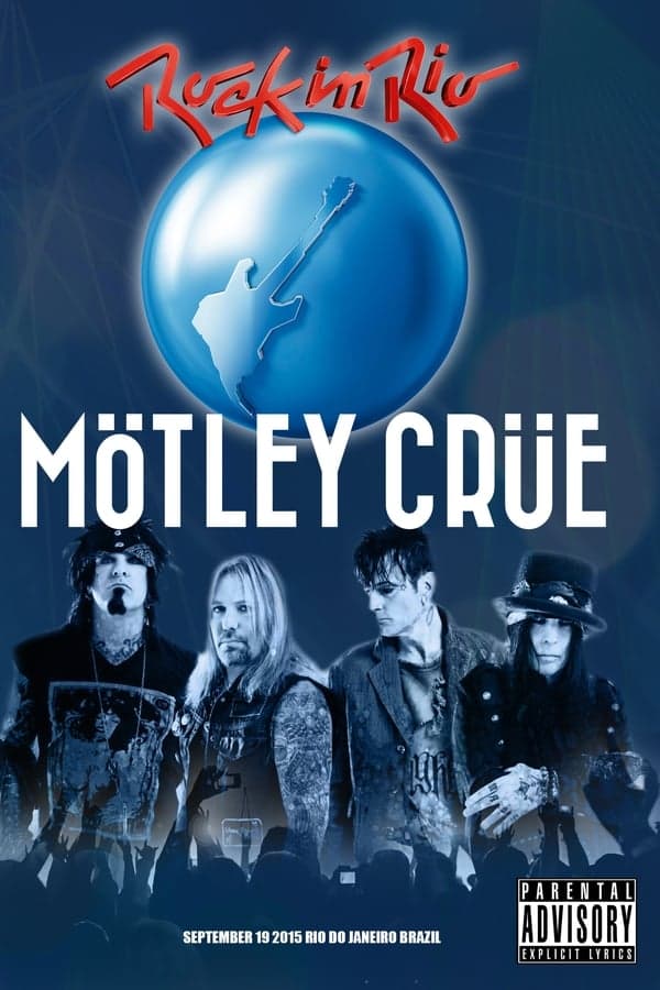 Mötley Crüe | Rock in Rio 2015 poster