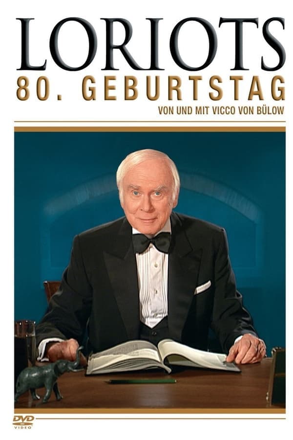 Loriots 80. Geburtstag poster