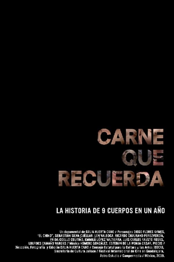 Carne que recuerda poster