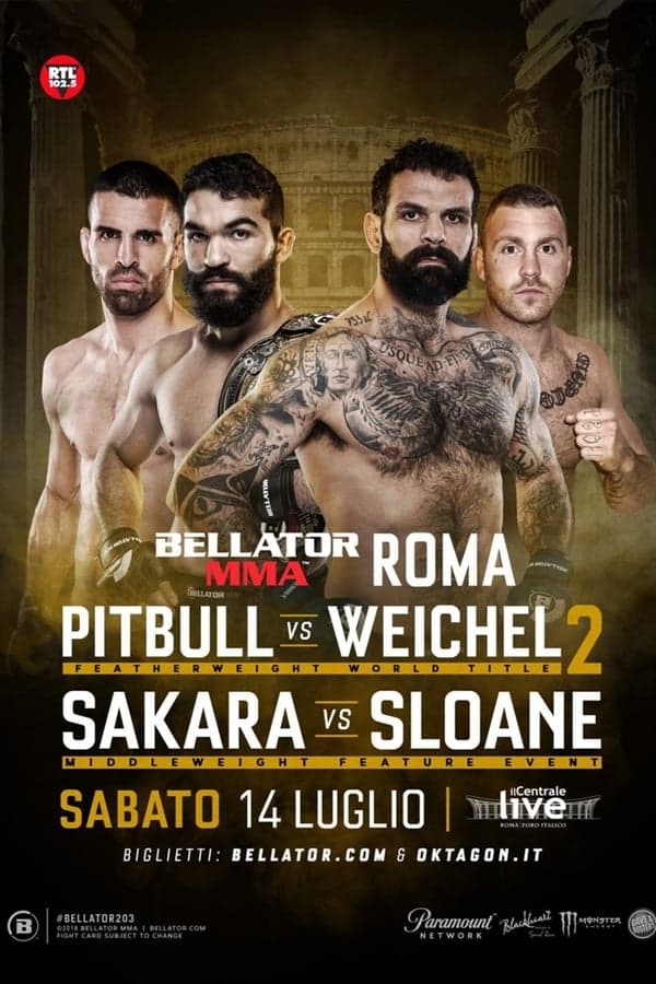 Bellator 203: Pitbull vs. Weichel 2 poster