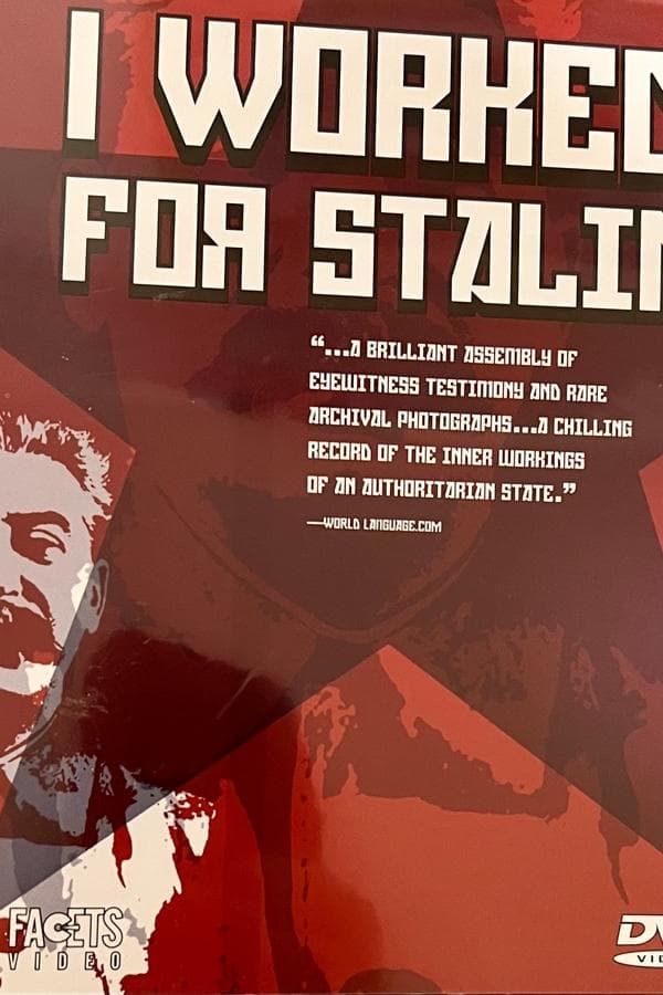 I Worked for Stalin poster