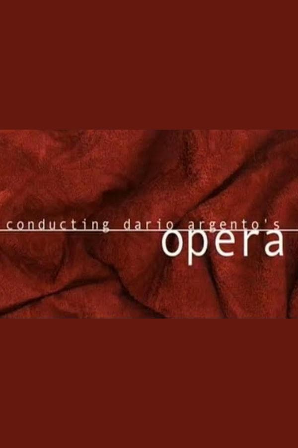 Conducting Dario Argento's 'Opera' poster