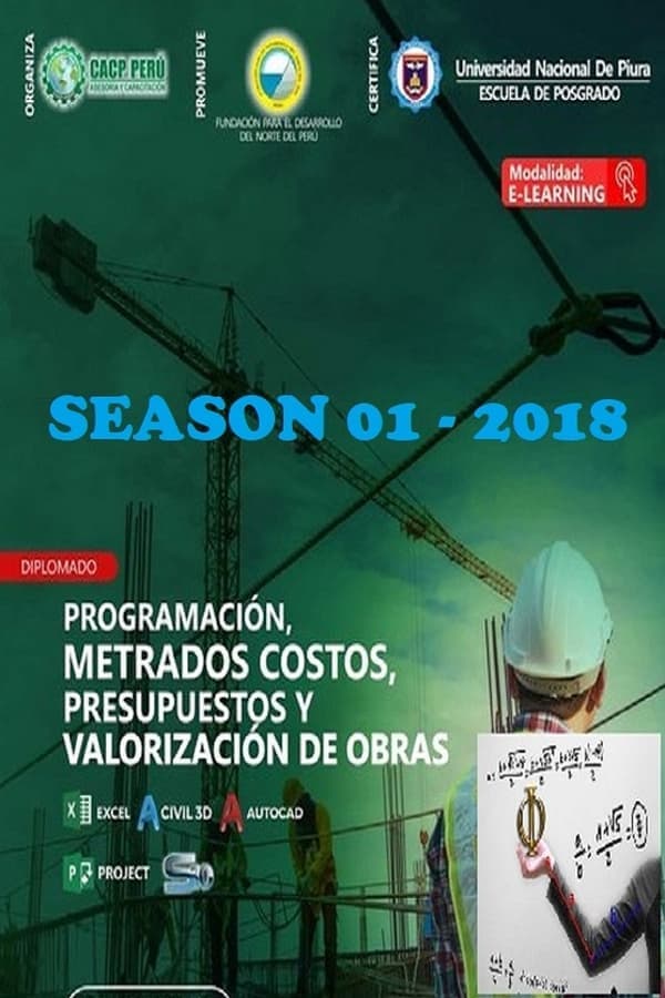 PROGRAMACION, METRADOS, COSTOS,PRESUPUESTOS Y VALORIZACION DE OBRAS poster