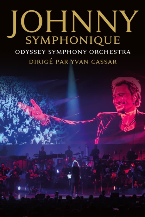 Johnny Hallyday symphonique poster