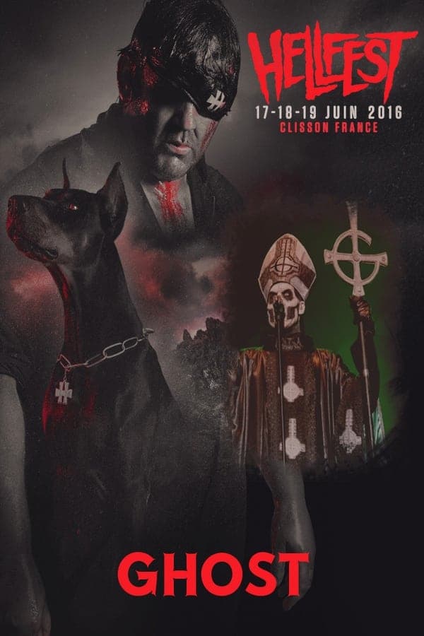 Ghost - Hellfest 2016 poster