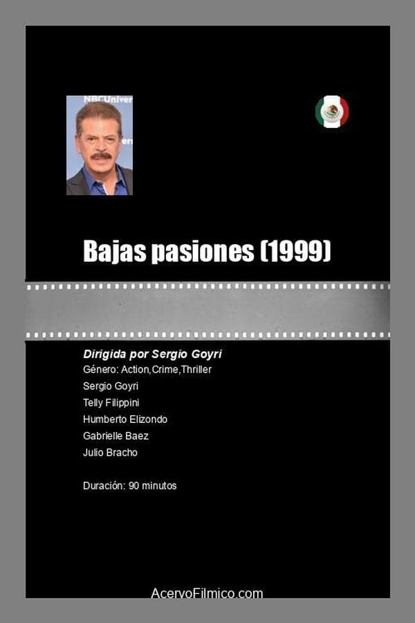 Bajas pasiones poster